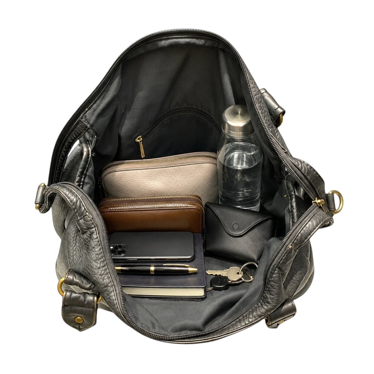 Sac à main bandoulière noir femme