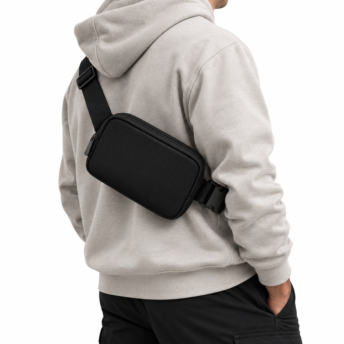 Sacoche Noir Homme Nylon