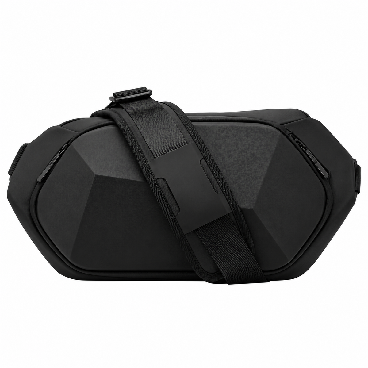 Sac Noir En Bandoulière Anti-Vol Coque Rigide