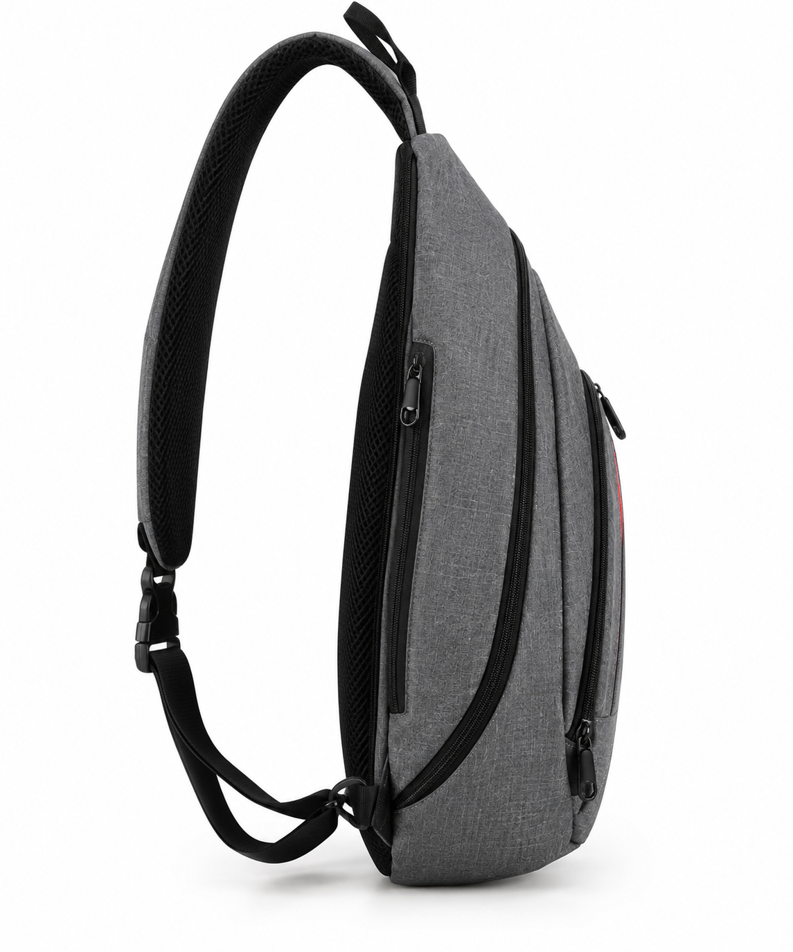 Sac Bandoulière Homme Tendance Monobretelle Gris