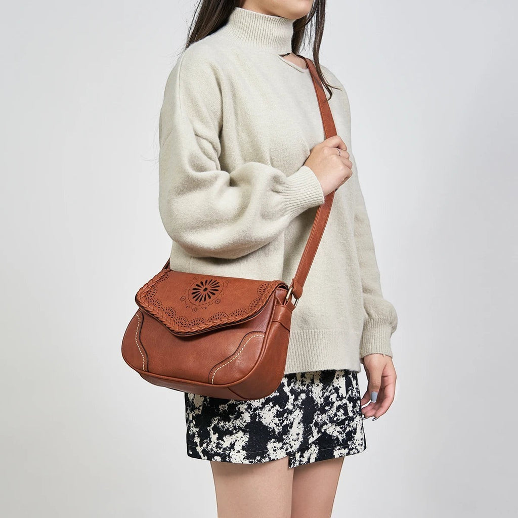 Sac à main en cuir vintage