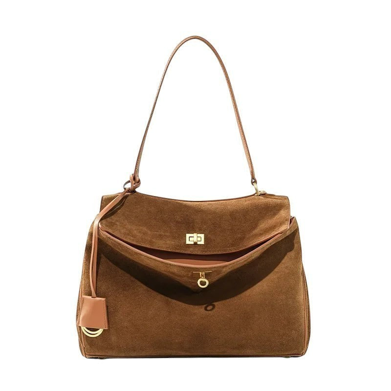 Sac à main femme daim