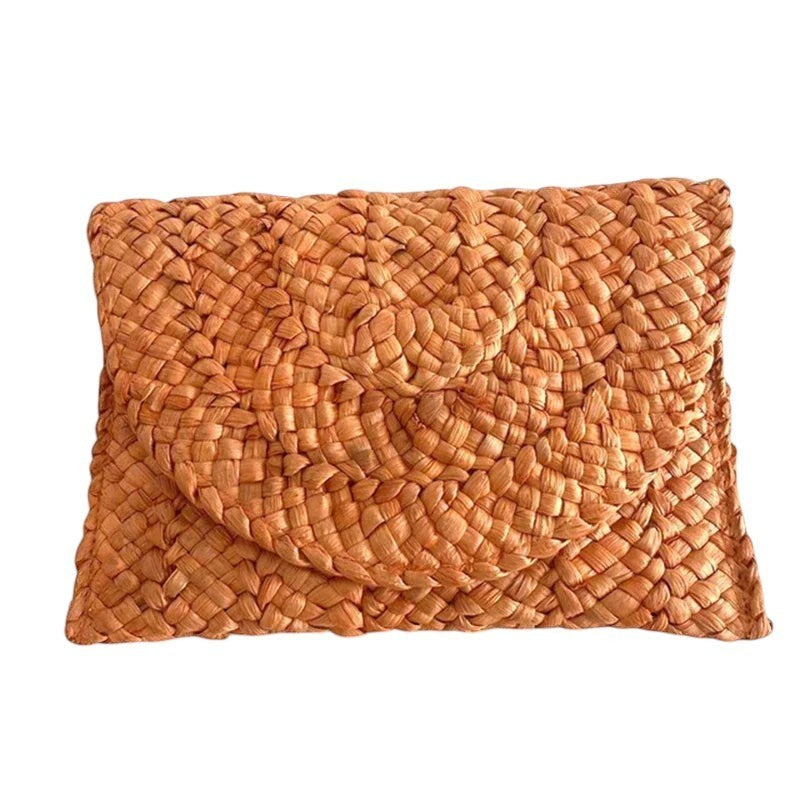 Pochette paille femme