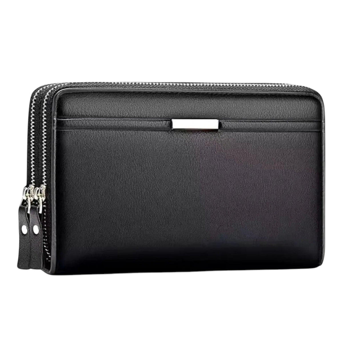 Men's Wallet Long Money Foreskin Leather Handbag Large Business Handbag Mobile Phone Card Holder Men's Gift Father Son Husband B