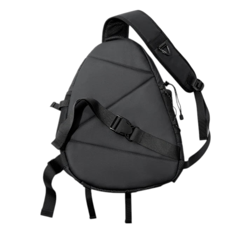 Sac bandoulière imperméable noir MOYYI pour homme, design ergonomique avec sangle ajustable, marque Univers Sac