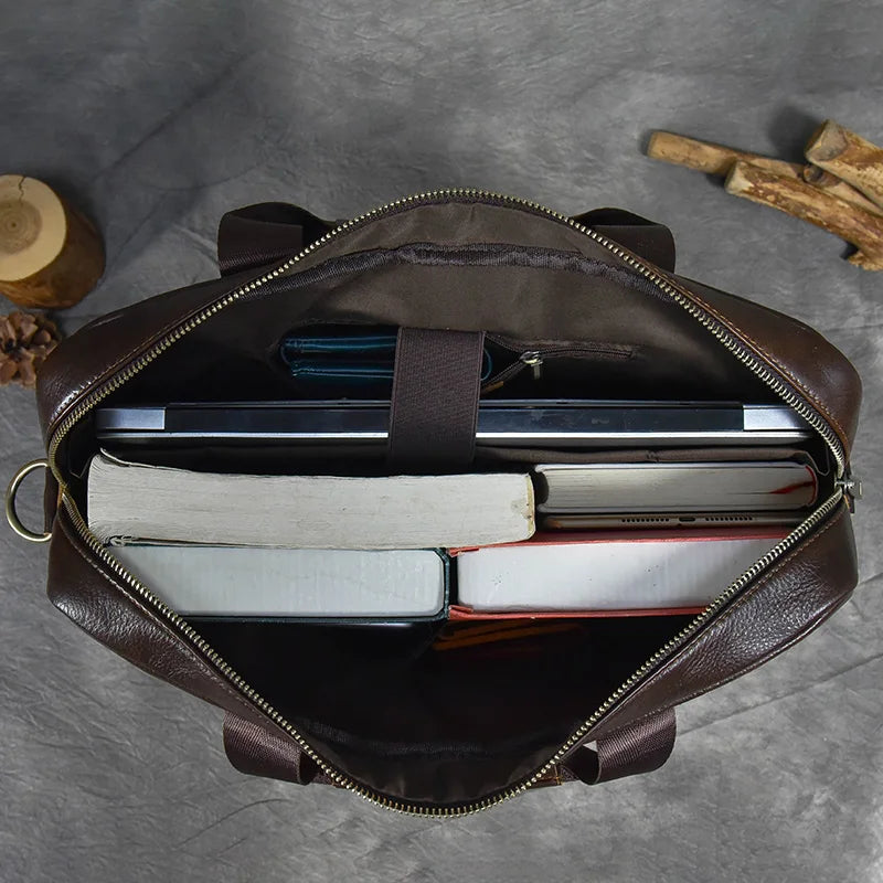 Sac pour ordinateur en cuir