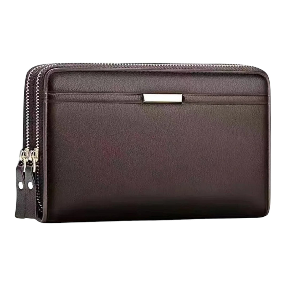 Men's Wallet Long Money Foreskin Leather Handbag Large Business Handbag Mobile Phone Card Holder Men's Gift Father Son Husband B