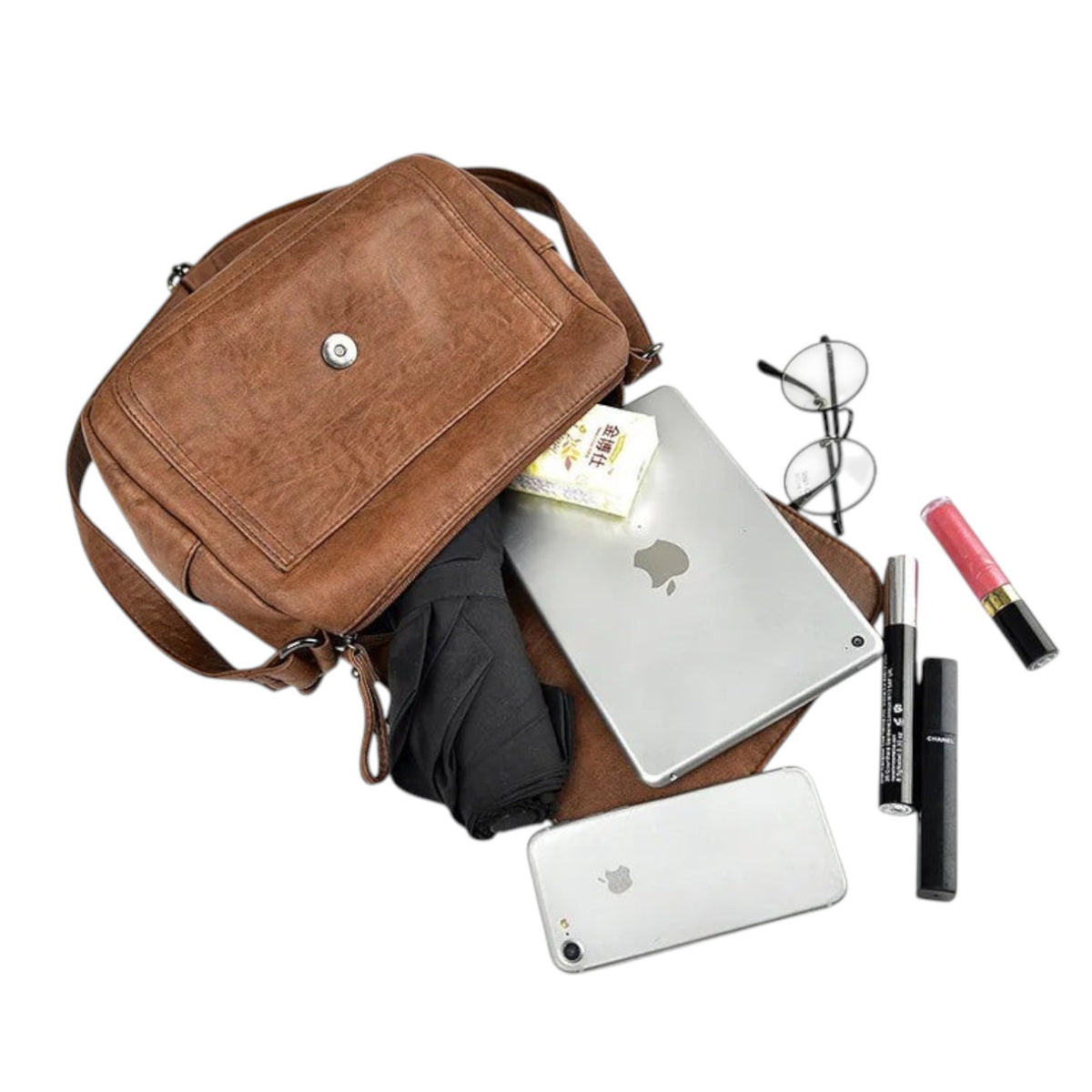 Sac bandoulière vintage cuir