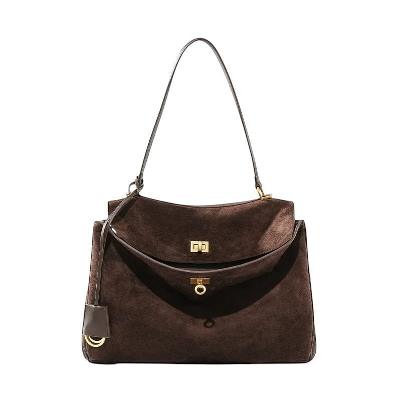 Sac à main femme daim