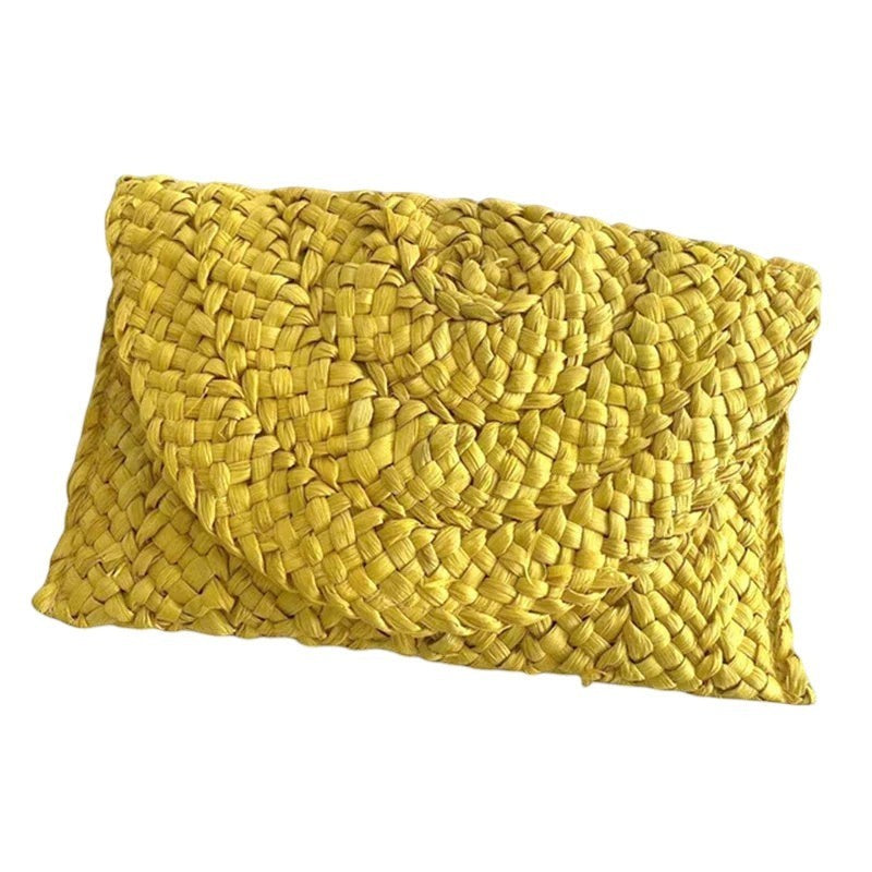 Pochette paille femme