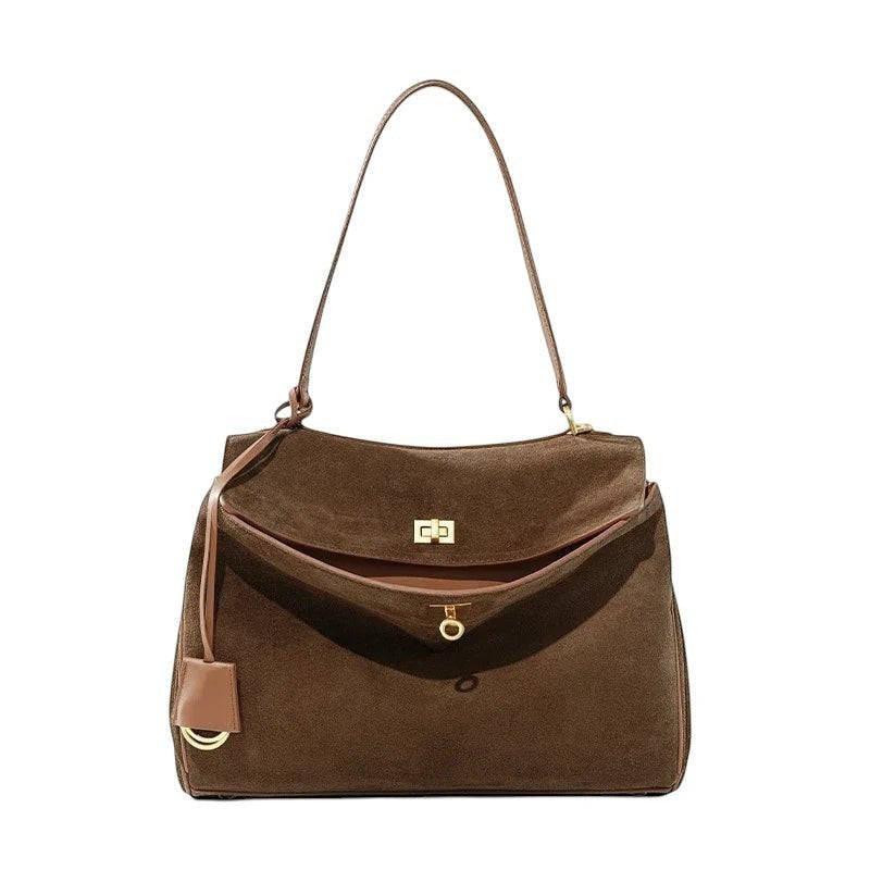 Sac à main femme daim