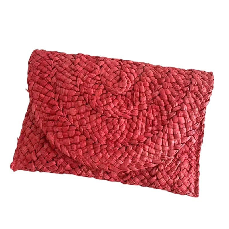 Pochette paille femme
