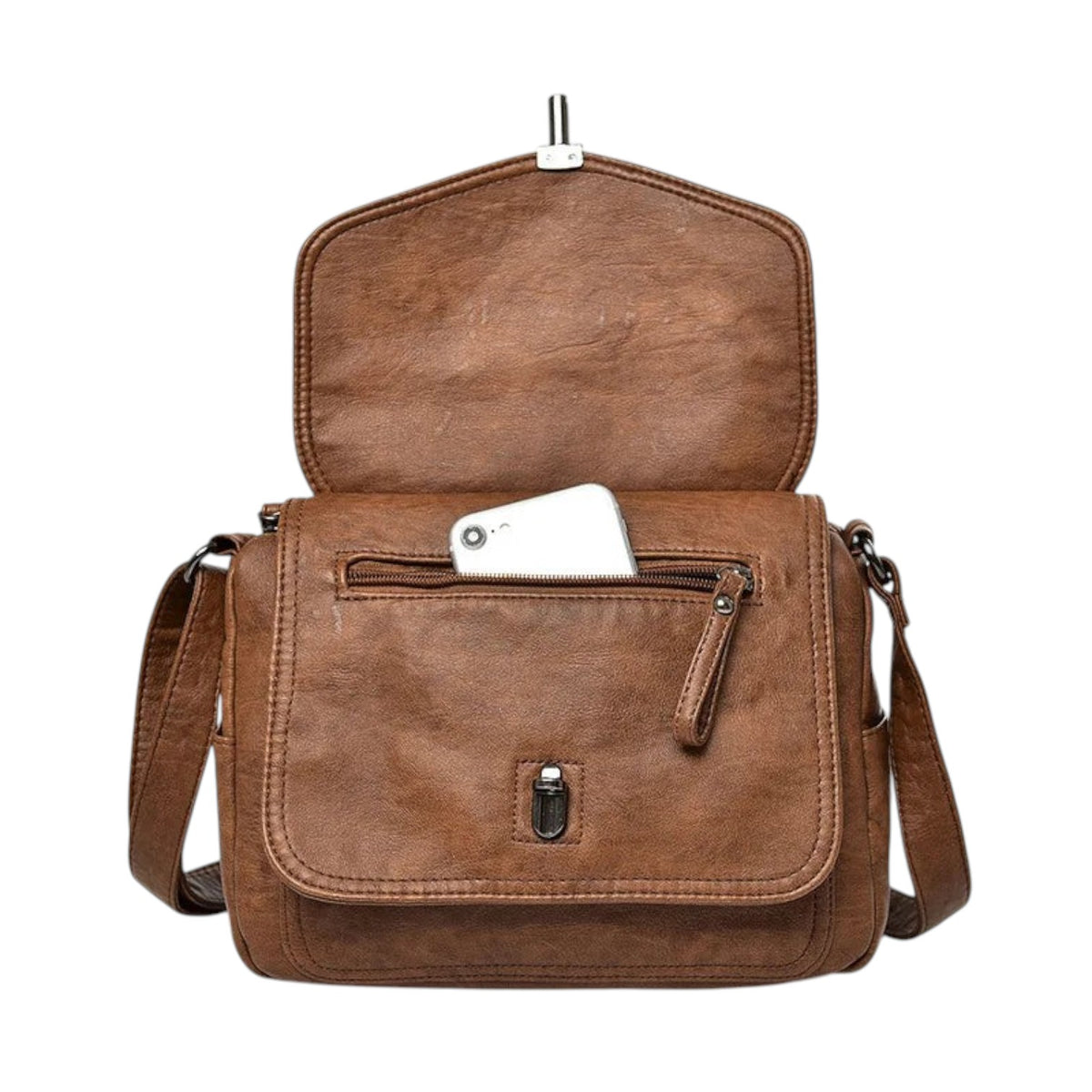 Sac bandoulière vintage cuir