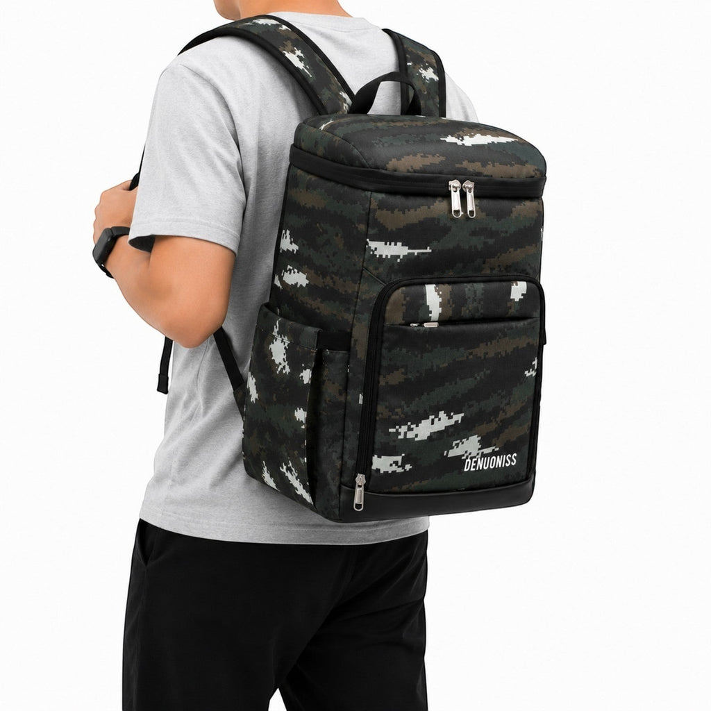 DENUONISS Thermal Cooler Backpack Insulated Cooler Bag Fridge Thickened Waterproof Portable Refrigerated Bag With Bottle Opener