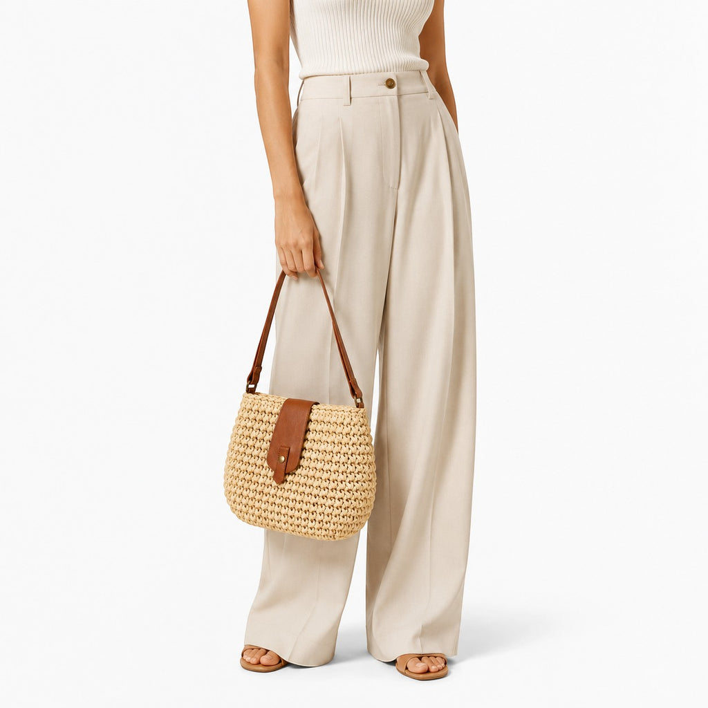 Sac à main tissé