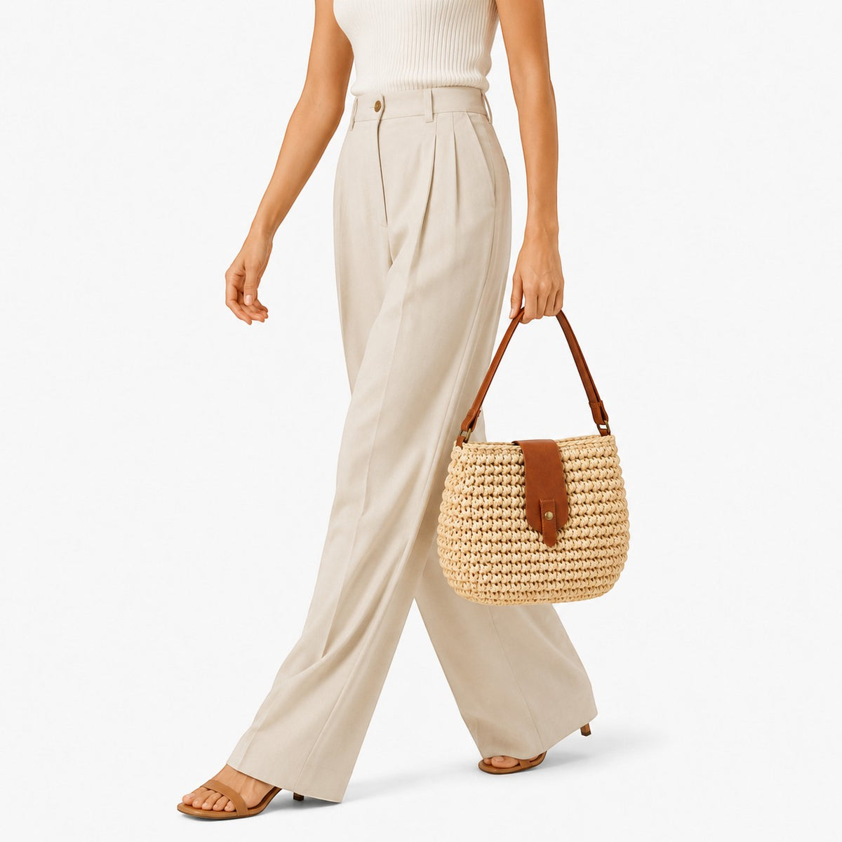 Sac à main tissé