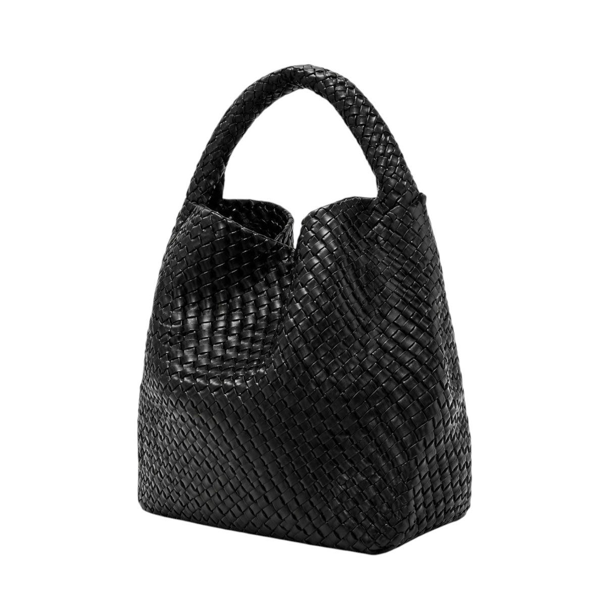 Sac à main cuir tressé