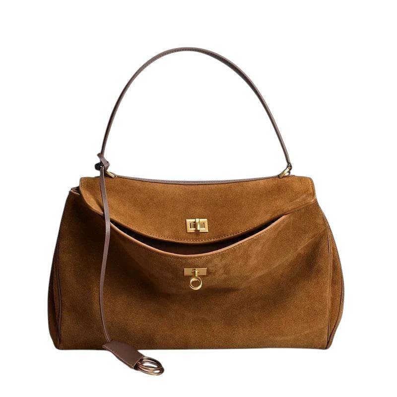 Sac à main femme daim