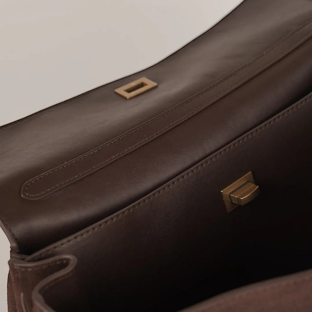 Sac à main femme daim