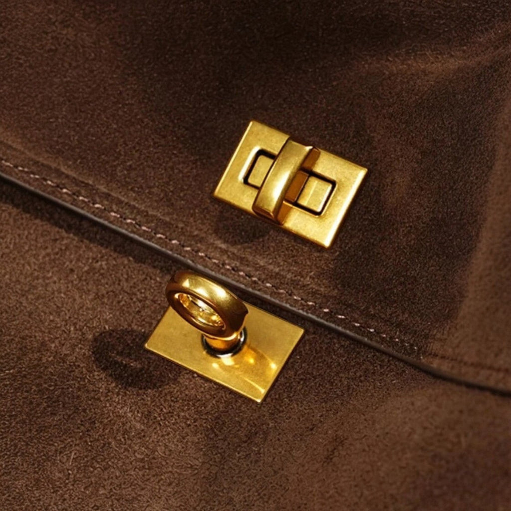 Sac à main femme daim
