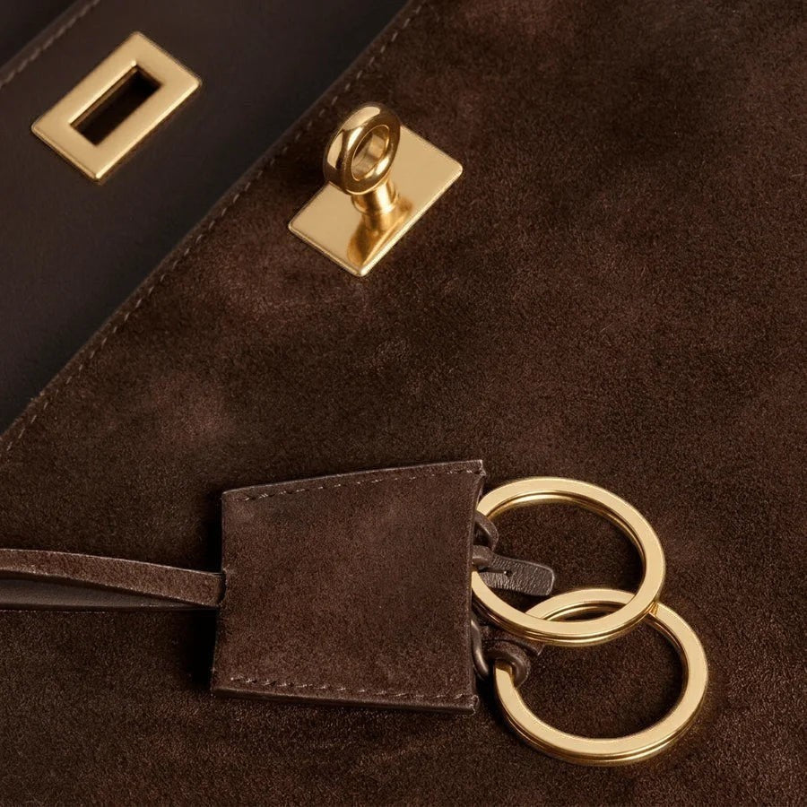 Sac à main femme daim