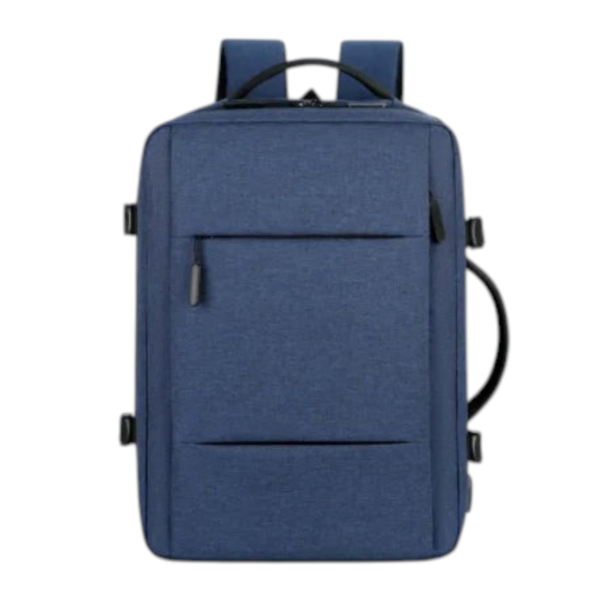Sac à dos business Univers Sac bleu en nylon imperméable avec port USB, compartiment pour ordinateur 15,6 pouces