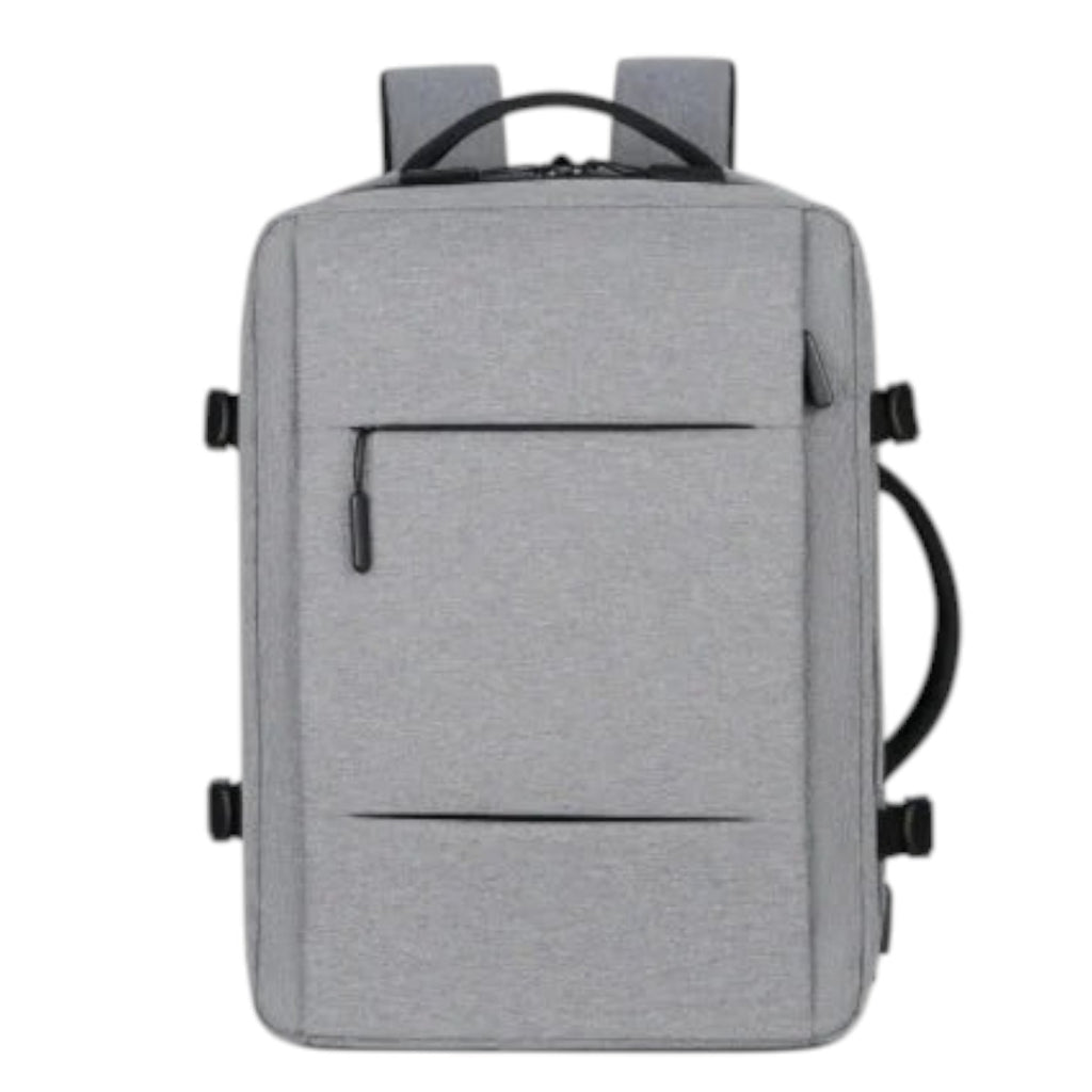Sac à dos business gris Univers Sac en nylon imperméable avec port USB, compartiment pour ordinateur 15,6 pouces