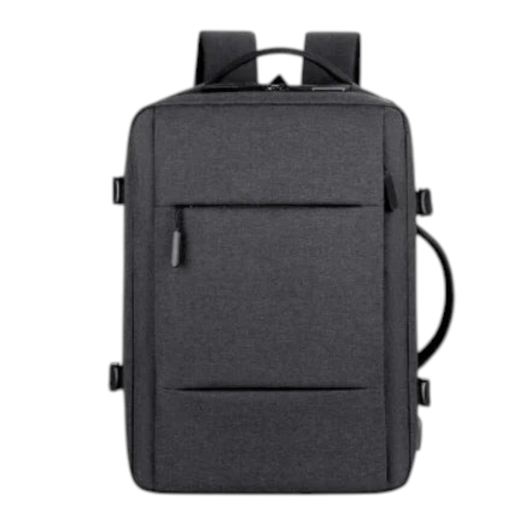 Sac à dos business Univers Sac gris en nylon imperméable avec port USB, compartiment pour ordinateur 15,6 pouces