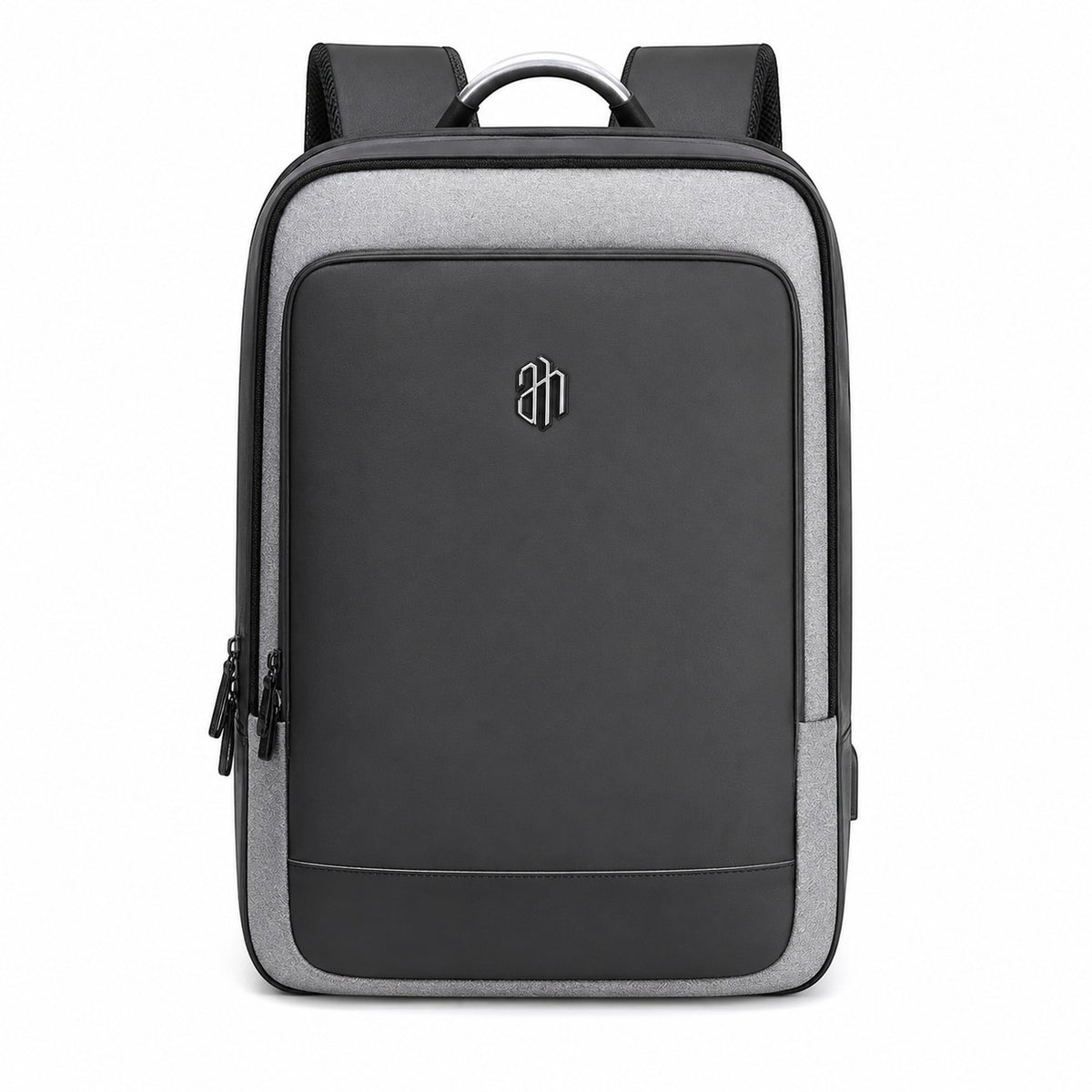 Sac à dos business Univers Sac ARCTIC HUNTER noir et gris en nylon imperméable avec compartiment ordinateur 17 pouces