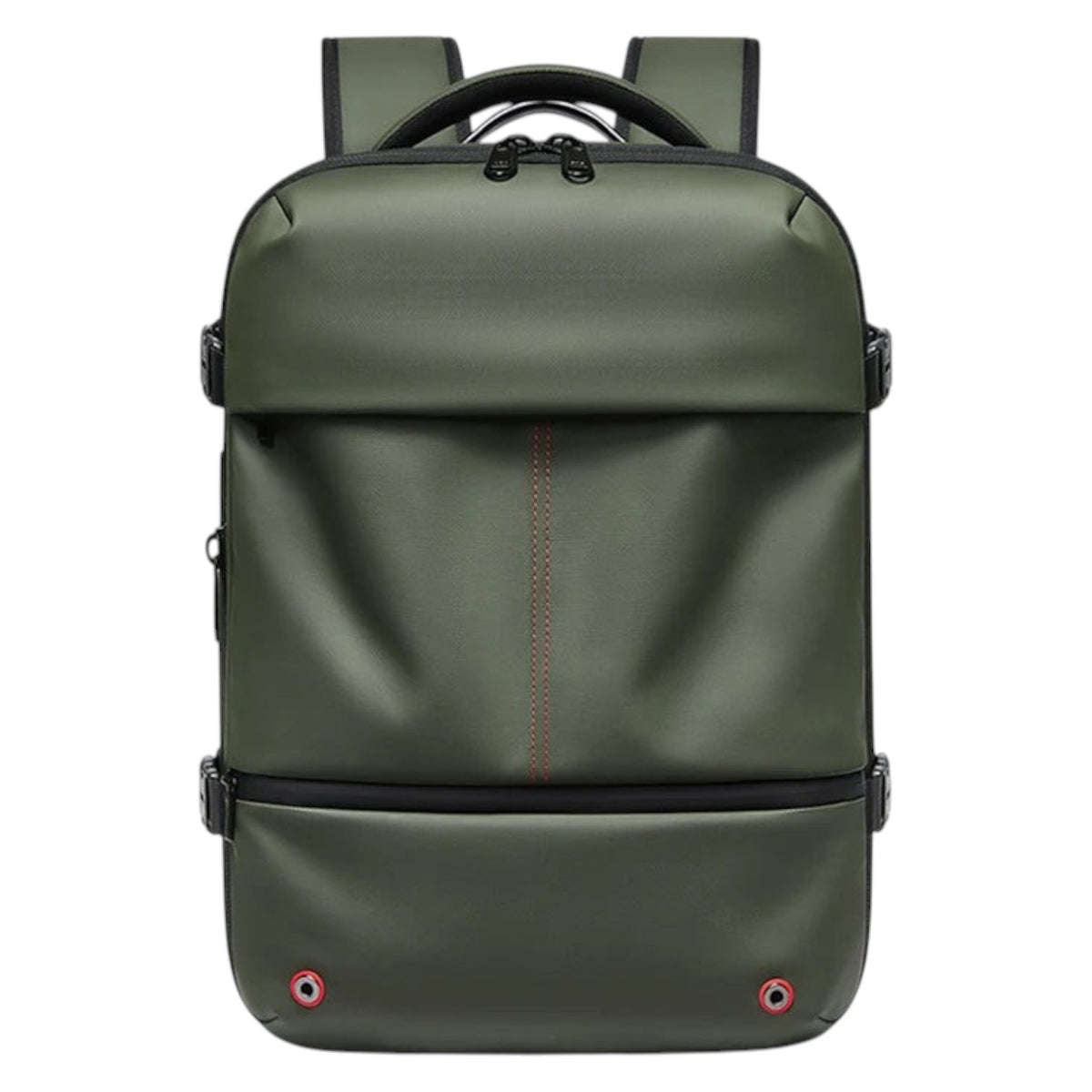 Sac à dos Univers Sac vert en tissu Oxford imperméable avec fonction de compression sous vide pour ordinateur portable