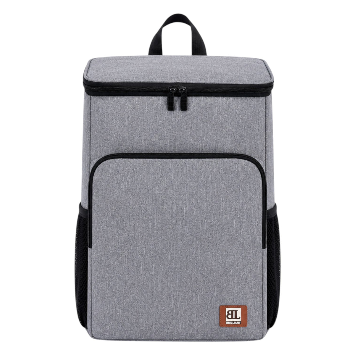 Sac à dos isotherme gris Univers Sac pour livraison de repas ou pique-nique avec compartiment spacieux et poches filet