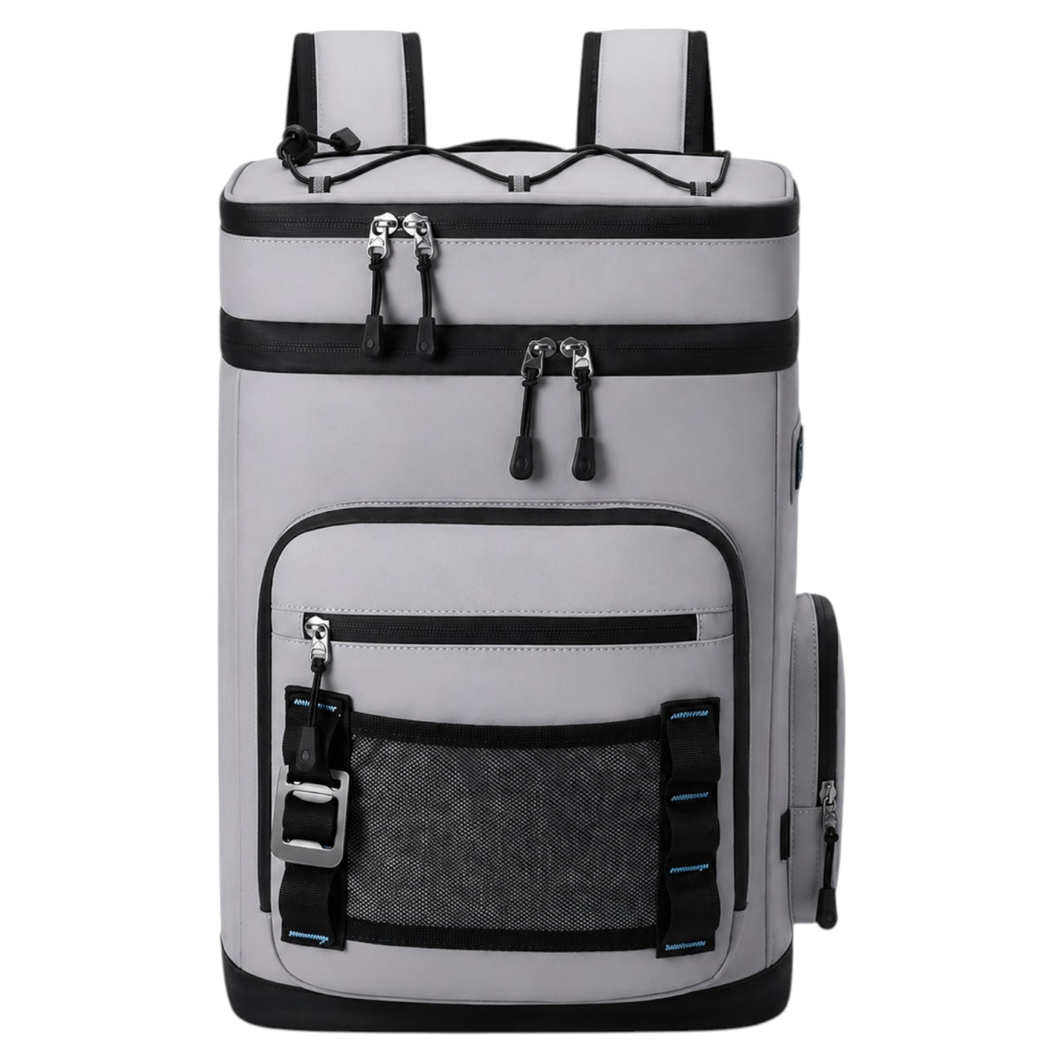 Sac à dos isotherme gris 30L Univers Sac, imperméable et étanche, idéal pour le camping, la plage et les pique-niques.