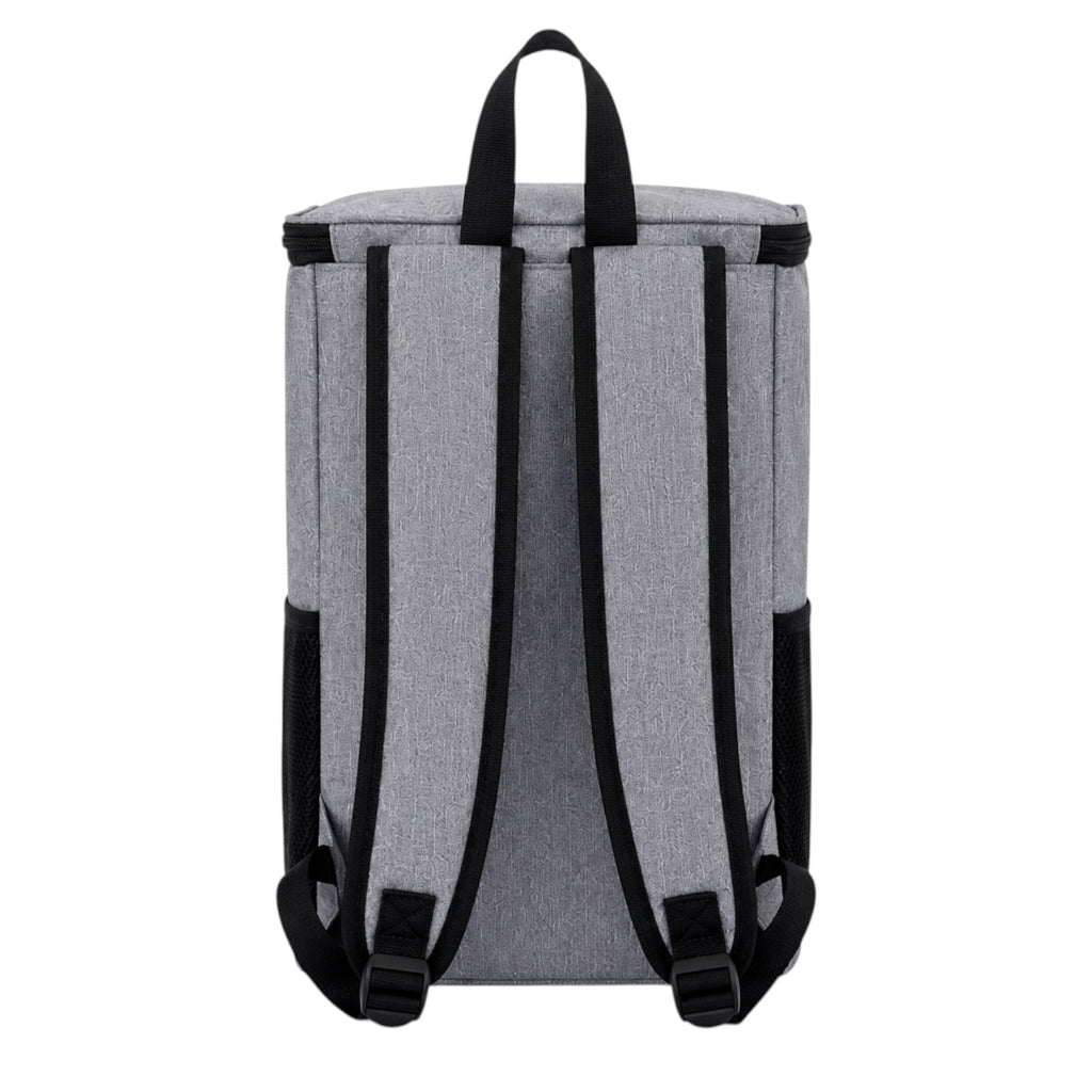 Sac à dos isotherme gris Univers Sac pour repas et livraison, design pratique avec bretelles réglables et poches latérales