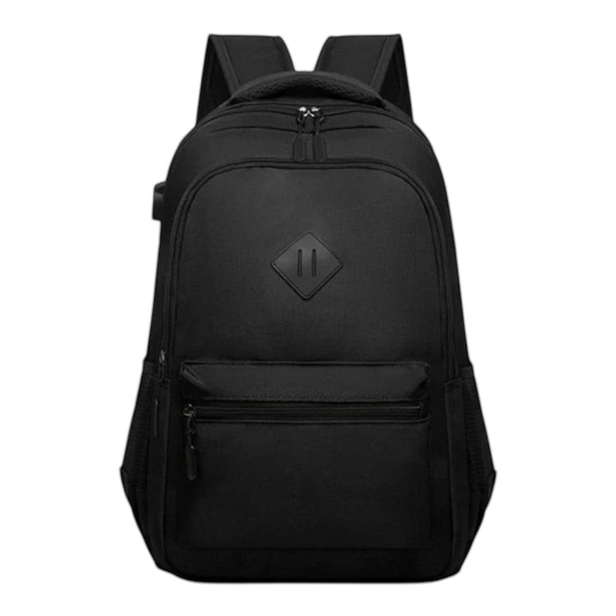 Sac à dos noir Univers Sac en tissu Oxford, style décontracté, idéal pour les cours ou les loisirs.