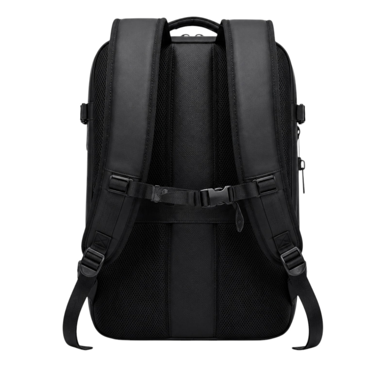 Sac à dos noir Univers Sac avec bretelles rembourrées, dos en maille respirante et sangle de poitrine pour le voyage.