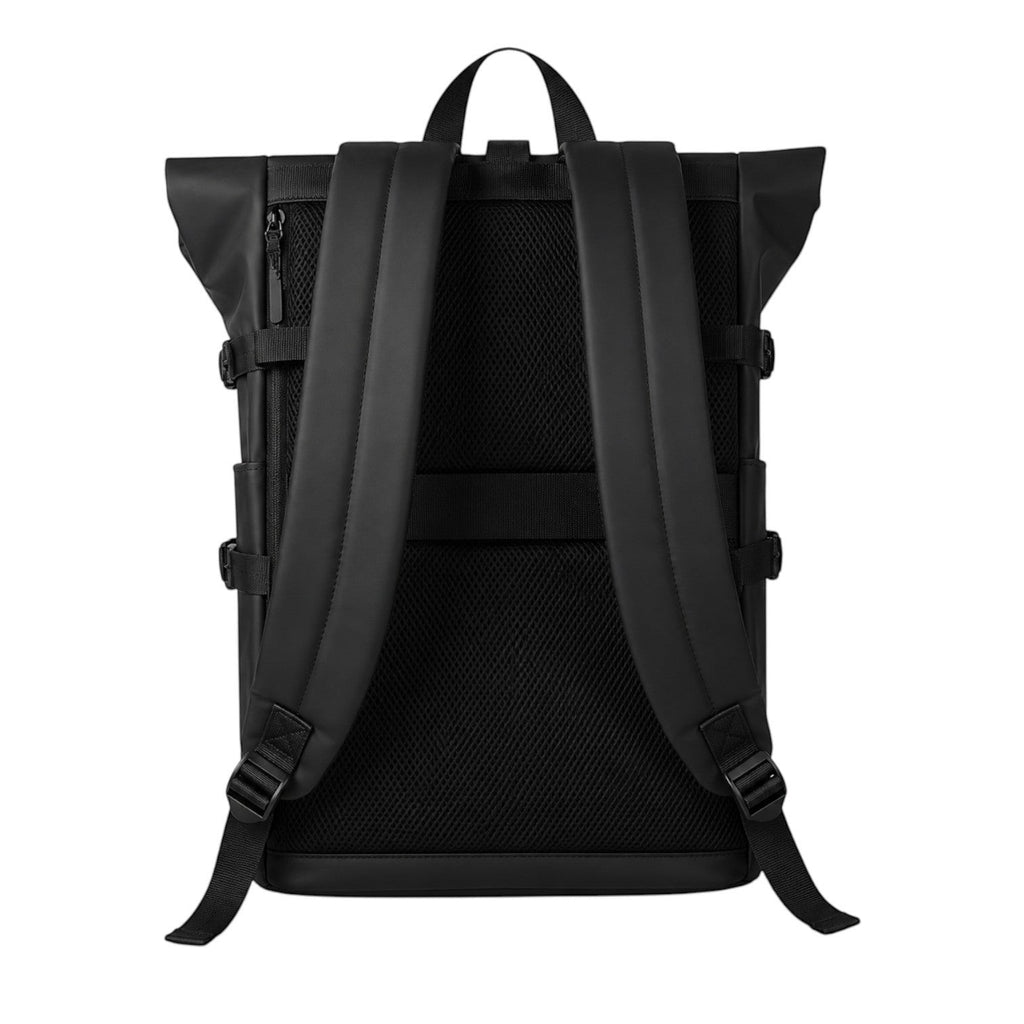 Sac à dos noir imperméable Univers Sac avec port USB, compartiment pour ordinateur 15,6 pouces et dos respirant