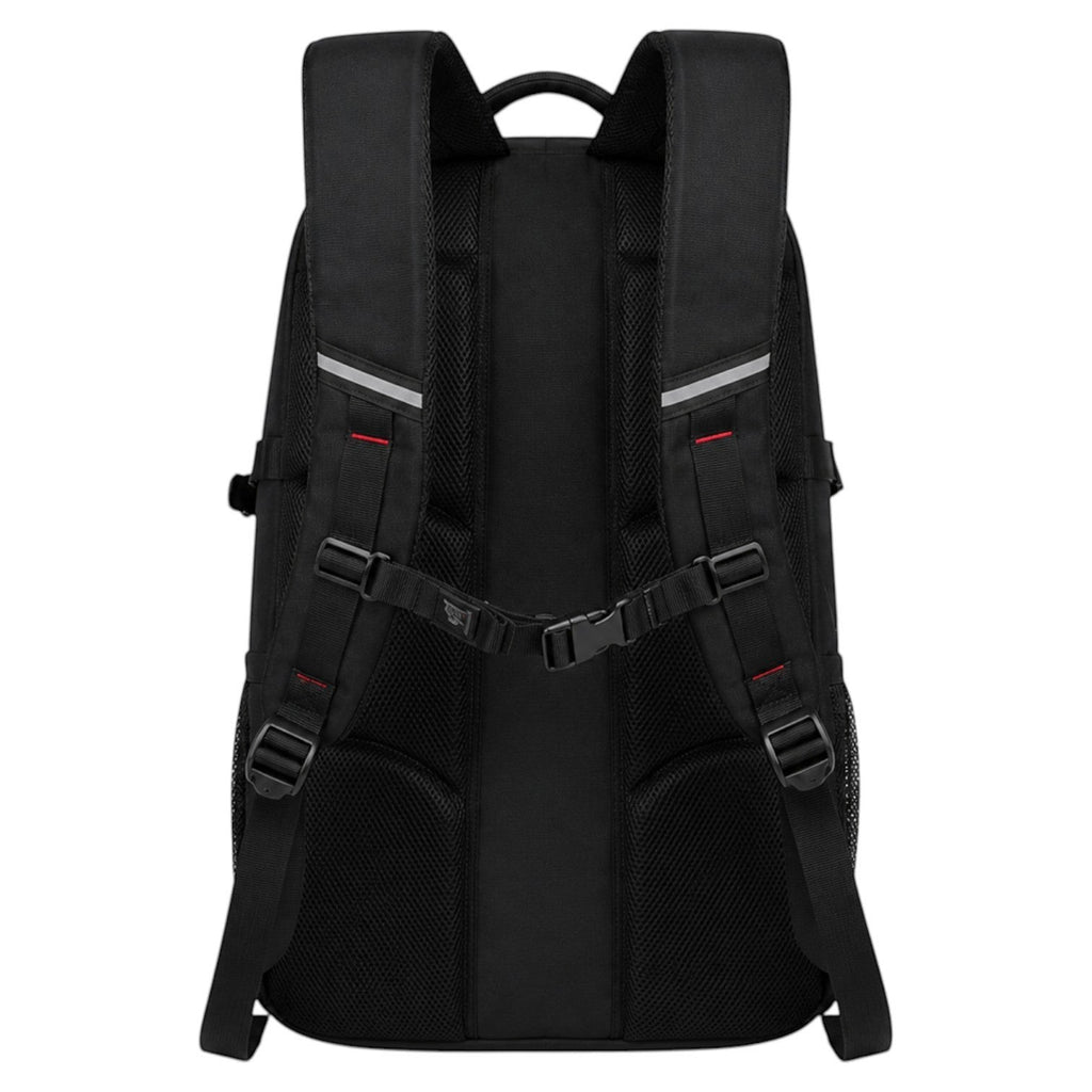 Sac à dos noir imperméable Univers Sac pour ordinateur portable avec bretelles ergonomiques et dos rembourré