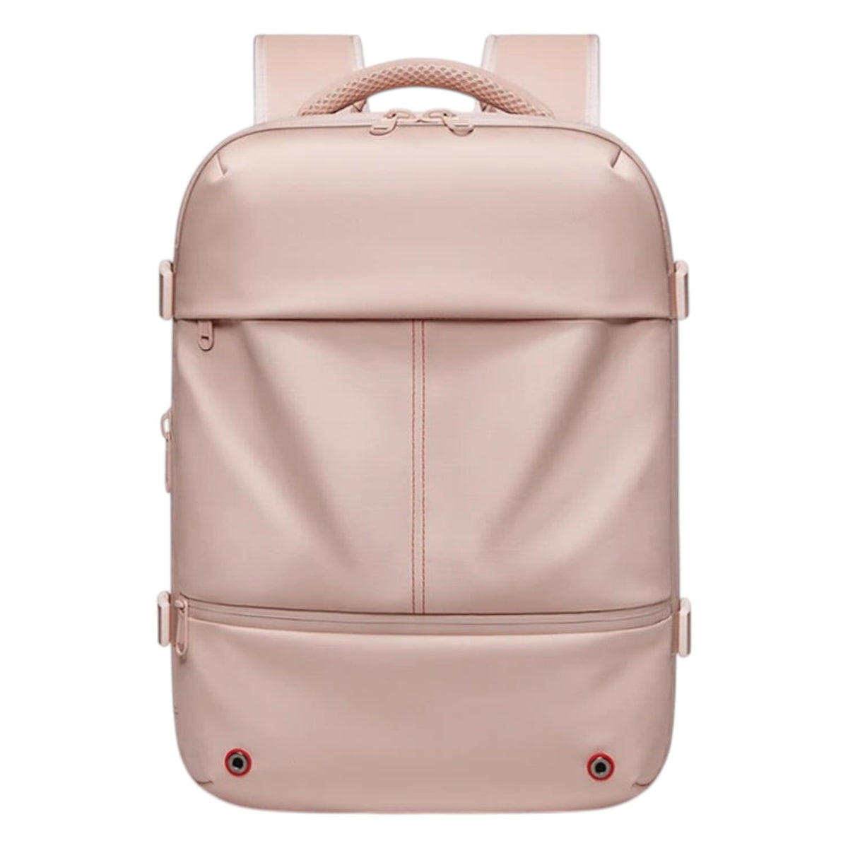 Sac à dos de voyage rose Univers Sac avec compression sous vide, compartiment pour ordinateur portable et design étanche