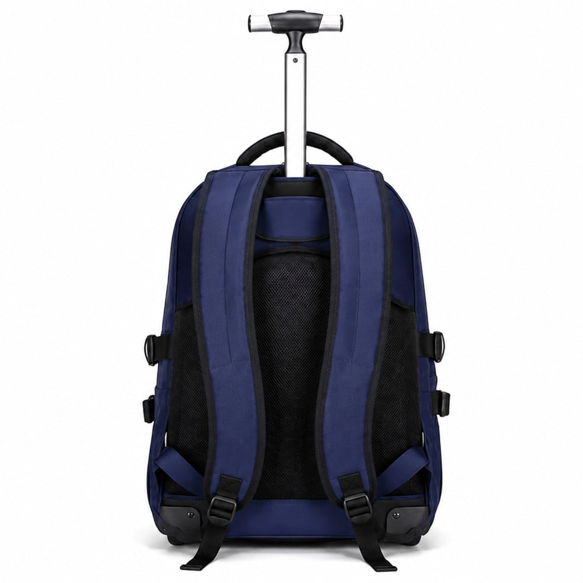 Sac à dos à roulettes bleu marine Univers Sac avec poignée télescopique et bretelles rembourrées pour voyage