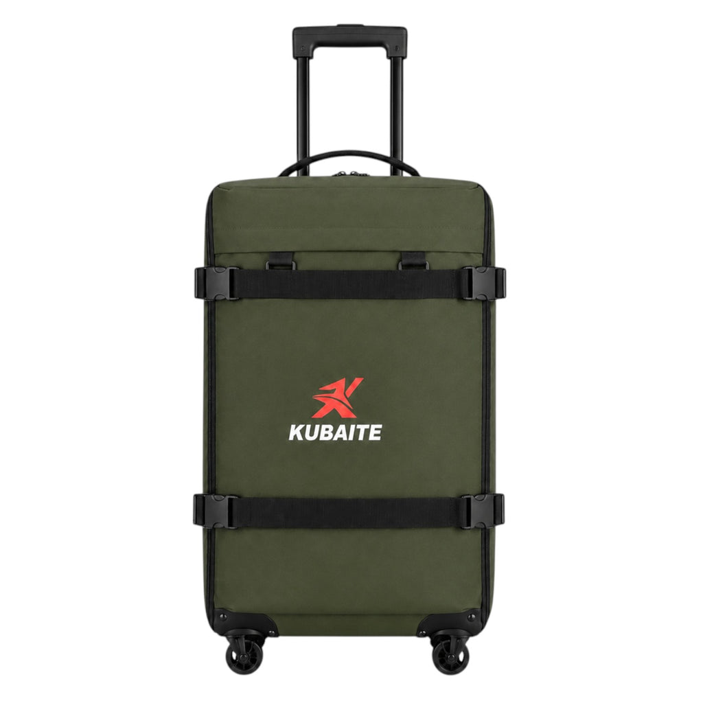 Sac à dos à roulettes vert Univers Sac en tissu Oxford imperméable avec sangles de compression pour voyage d'affaires