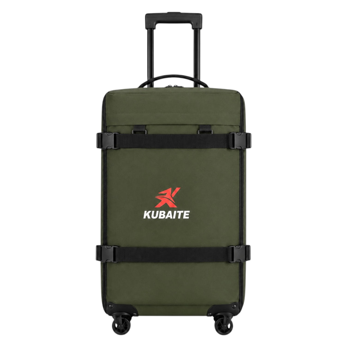 Sac à dos à roulettes vert Univers Sac en tissu Oxford imperméable avec sangles de compression pour voyage d'affaires