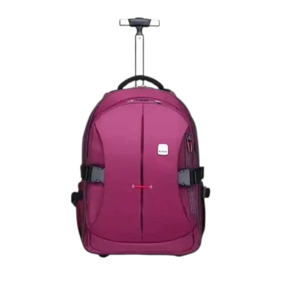 Sac à dos à roulettes violet Univers Sac en tissu Oxford avec poignée télescopique pour voyage et affaires