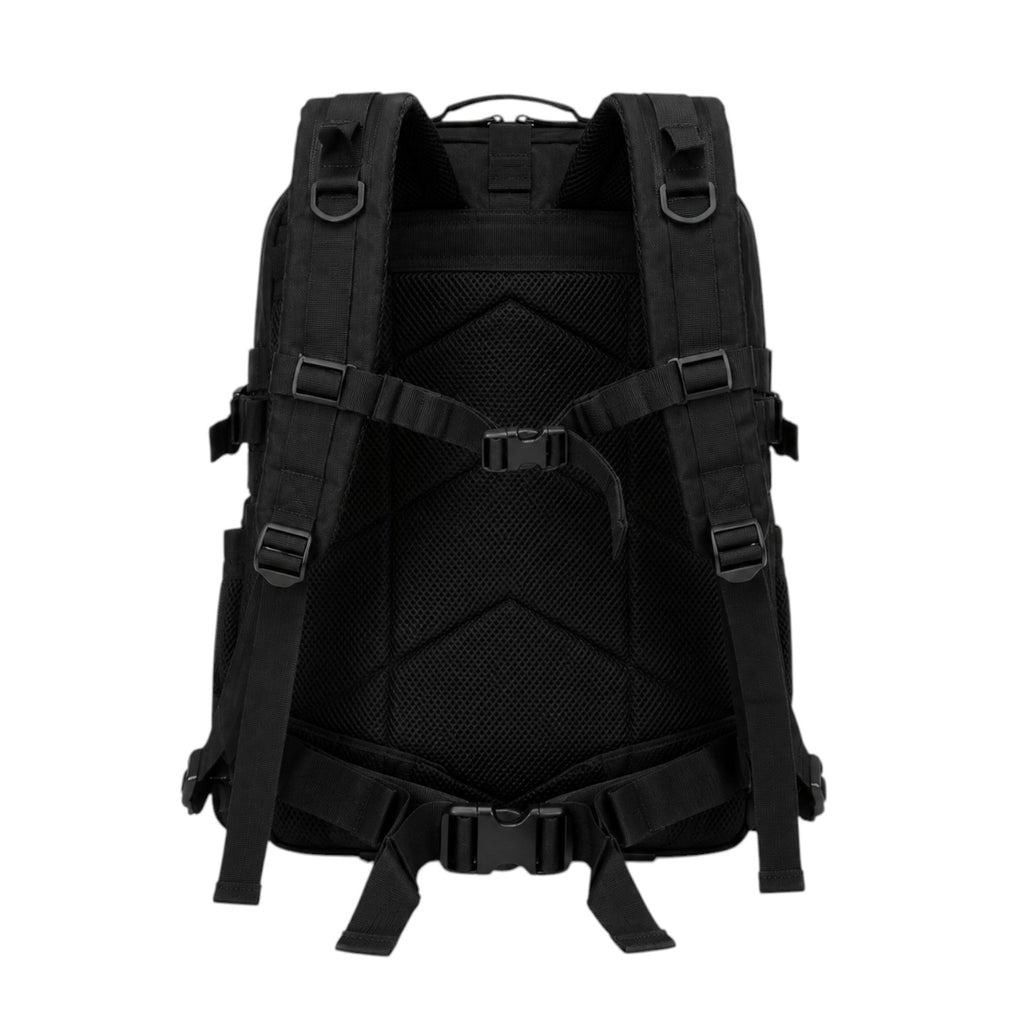 Sac à dos tactique noir Univers Sac en tissu Oxford avec bretelles rembourrées et système Molle pour randonnée