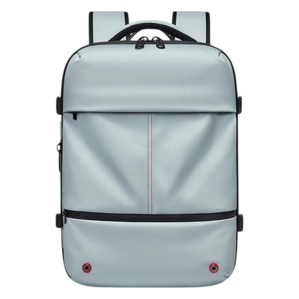 Sac à dos de voyage Univers Sac gris en tissu Oxford imperméable avec compartiment pour ordinateur portable 16 pouces