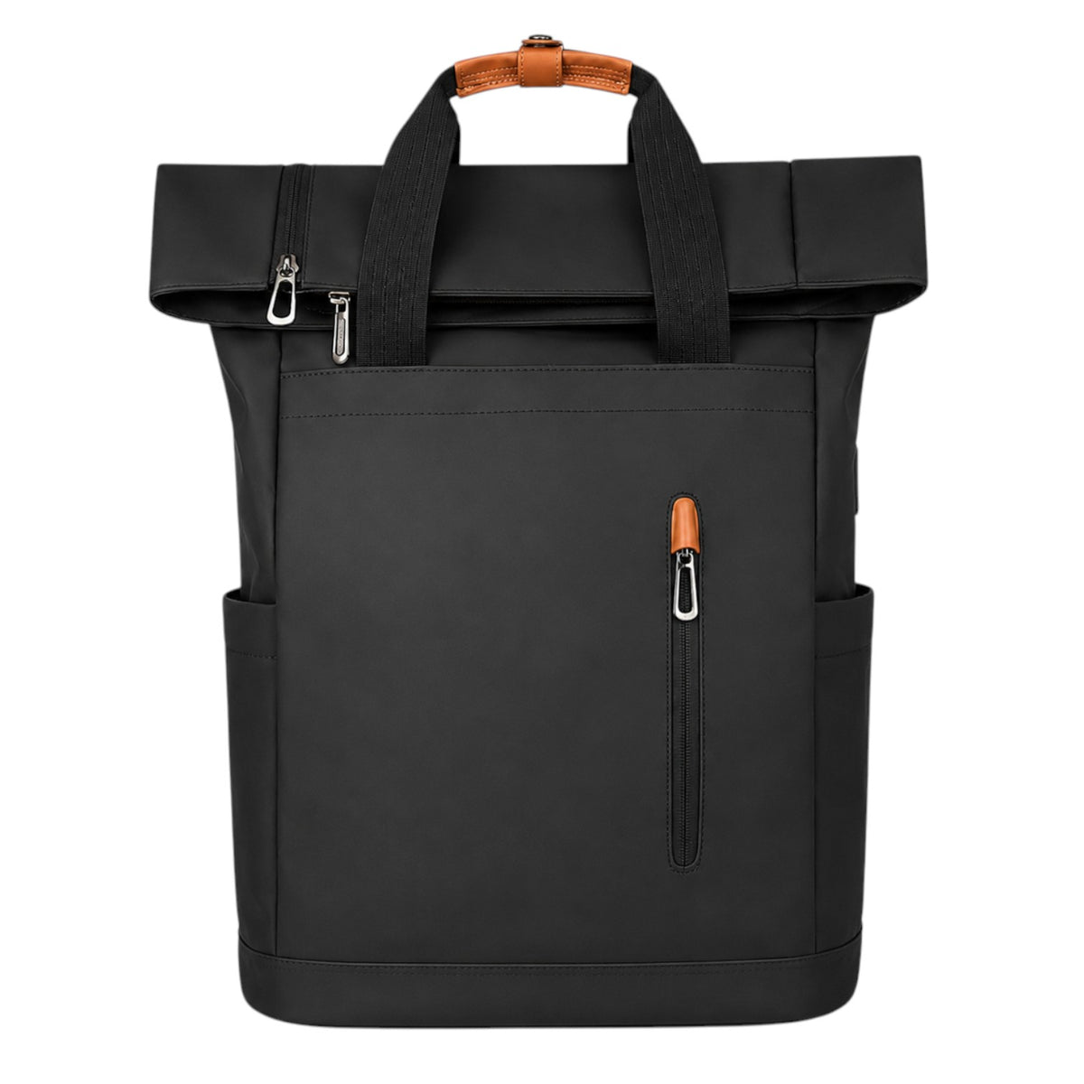 Sac à dos de voyage extensible noir Heroic knight par Univers Sac avec poignées en cuir et fermeture zippée