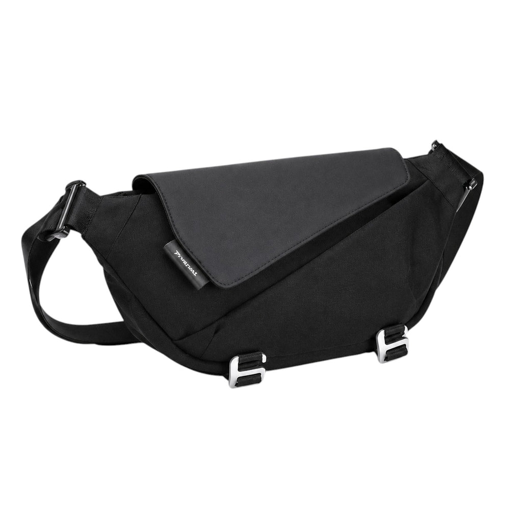Sac bandoulière noir imperméable Univers Sac en tissu Oxford avec fermetures éclair et design antivol pour le voyage