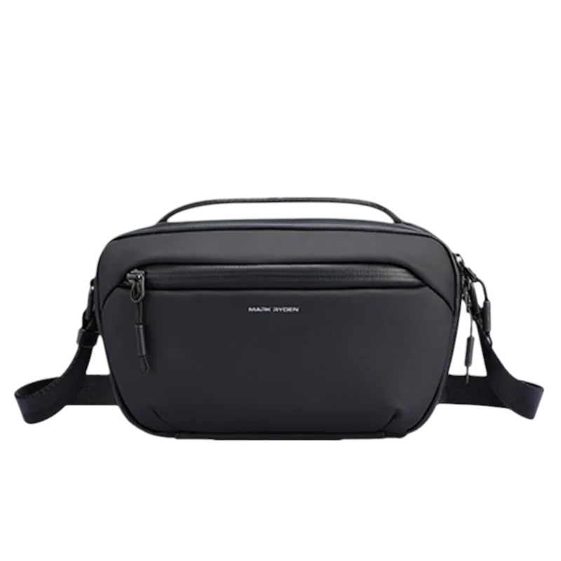 Sac bandoulière noir Univers Sac Mark Ryden en tissu Oxford imperméable avec fermeture éclair et poignée supérieure