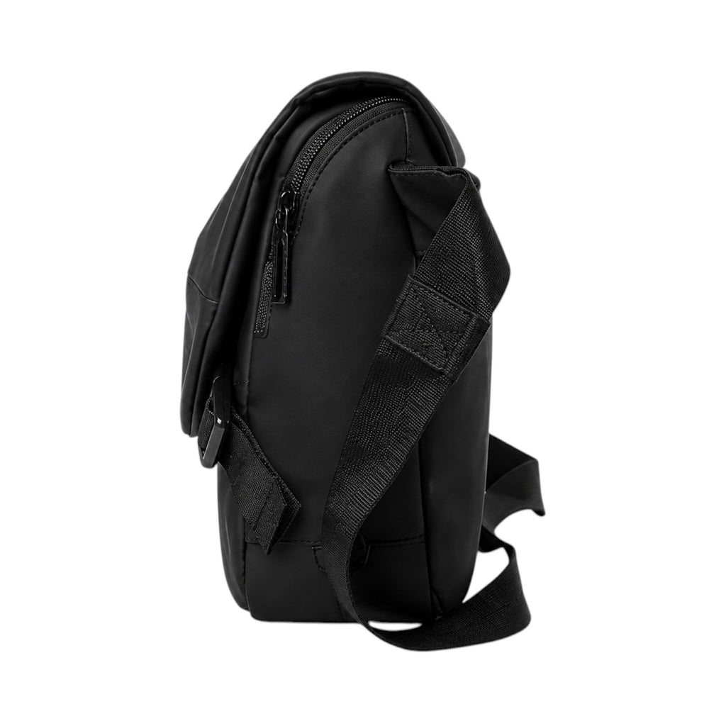 Sac bandoulière noir imperméable Univers Sac en tissu Oxford avec sangle réglable et fermeture à rabat