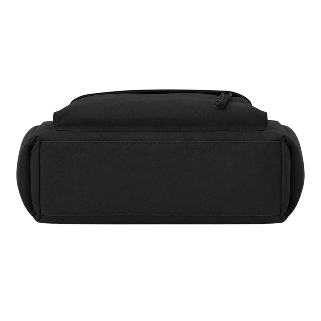 Sac bandoulière noir en toile Univers Sac avec poche intérieure zippée et poche pour téléphone.