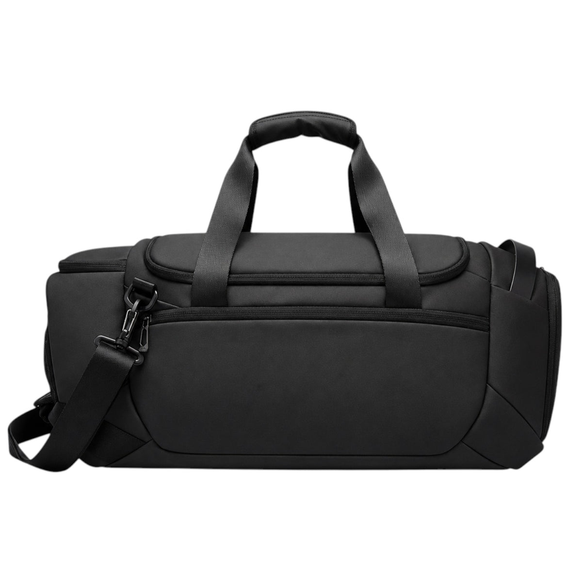 Sac de sport noir Univers Sac en tissu Oxford imperméable avec compartiment pour affaires humides et poignées robustes